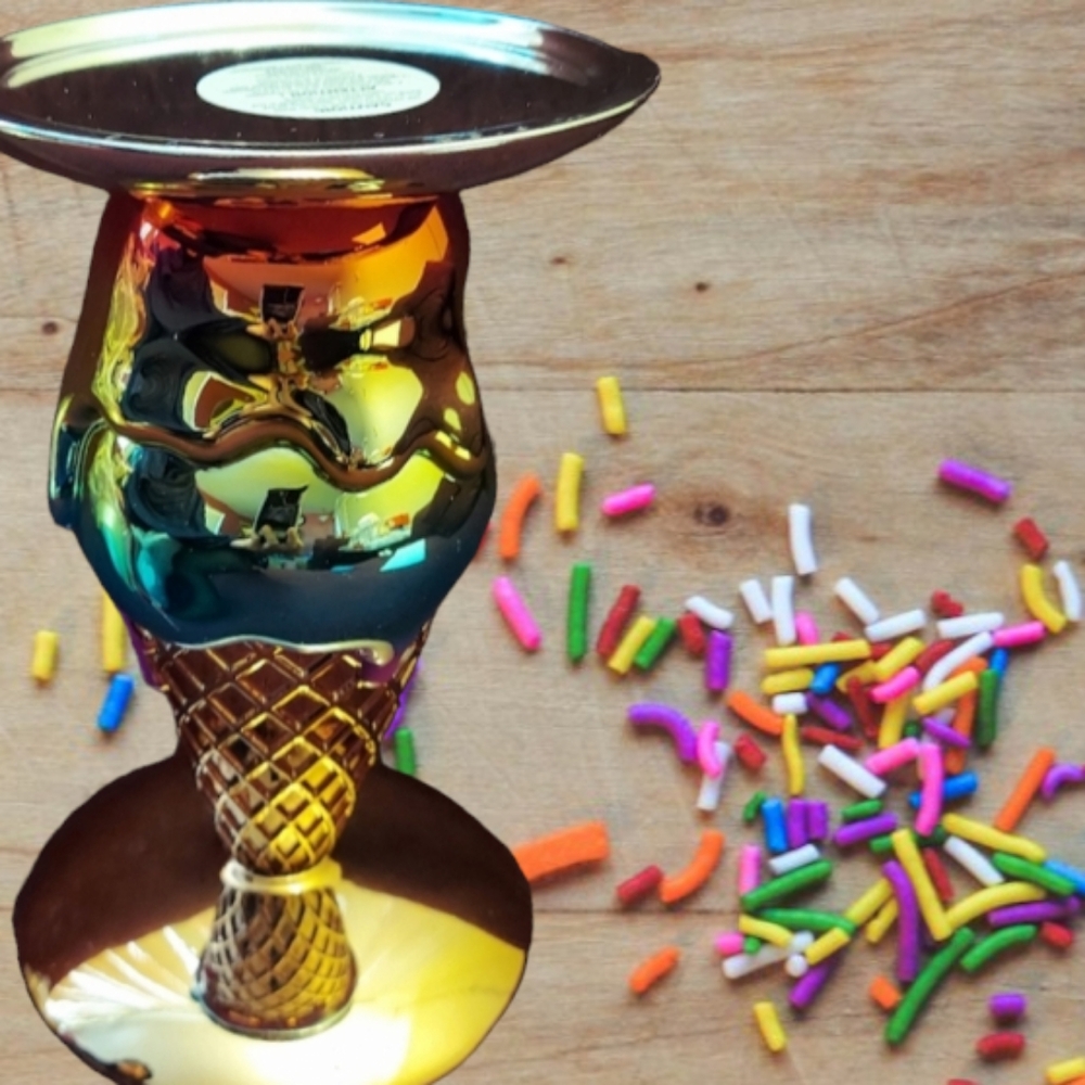 COPY - Double scoop 3 Wick Ice Cream Candle Holder 🍦